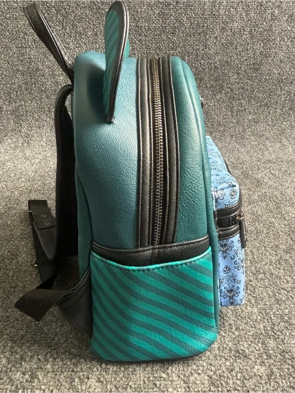 Disney 50th Anniversary haunted mansion Mickey Ears Mini Backpack